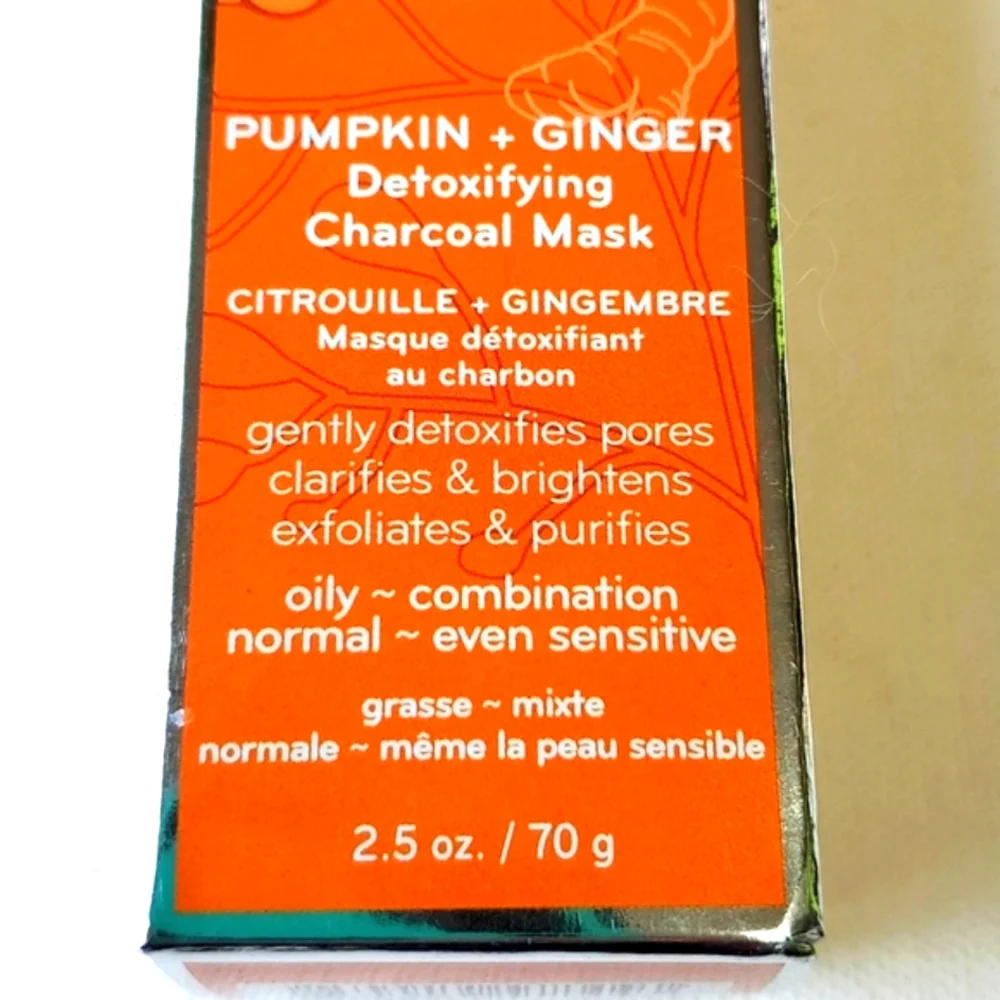 Purlisse Pumpkin and Ginger Charcoal Detoxifying Mask